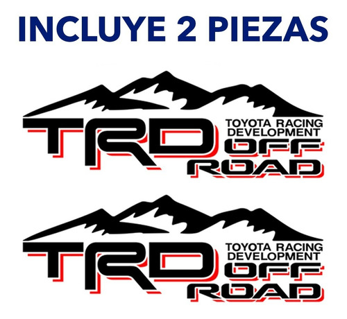 Calca Calcomania Sticker Toyota Trd Mountain Nr Foto 4