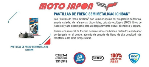 Pastillas Freno Delantera Y Trasera Honda Cb190r Foto 3