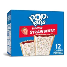 Biscoito Pop Tarts Frosted Strawberry Importado Usa Dp 12un