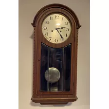 Reloj De Pared Junghans - Madera Lustrada Antiguo - Péndulo