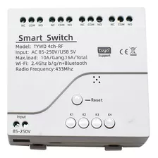 Interruptor Wifi Inteligente Smart Control 4 Canales 220v Ac