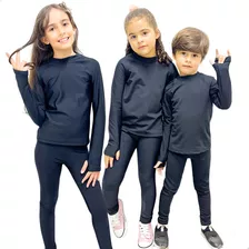 Conjunto Segunda Pele Térmica Infantil Roupa De Frio 