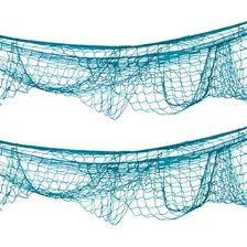Conjunto De 2 Redes De Pesca De Algodón Cuerda Tema Nã...