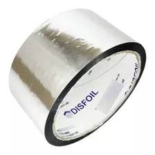 Fita Adesiva Metalizada 40mmx45m Disfoil - Caixa C/ 140 Und