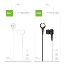 Auriculares Golf M21 Manos Libres Jack 3.5mm Color Negro