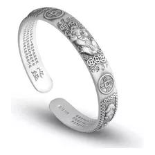 Pulseira Bracelete Elefante Feng Shui Sorte Pixiu Ajustável Comprimento 0 Cm Cor Prateado Diâmetro 0 Cm