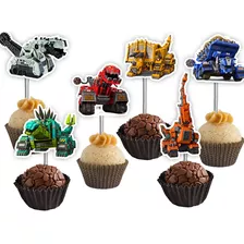 100 Toppers Para Doces - Dinotrux