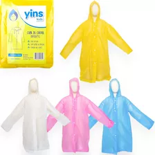 Capas De Chuva Kit Com 4 Infantil De Eva (descartável)