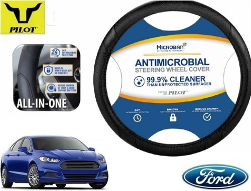 Funda Cubrevolante Negro Antimicrobial Ford Fusion 2.5l 2014 Foto 4