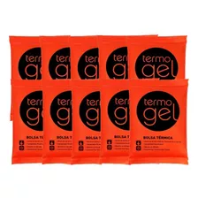 Kit Com 10 Bolsas De Gelo Reutilizável Termo Gel Grandes