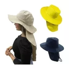 Gorro Bush Tipo Australiano Safari Con Protección Cuello 