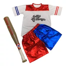  Fantasia Arlequina C/taco Bastão Roupa Infantil Tema Festa