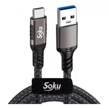 Cable Usb 3.2 A Tipo C Carga D 3a 60w 10gbps Para Samsung