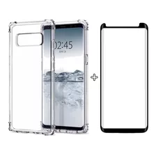 Capa Anti Shock Para Samsung Galaxy Note 8 + Pelicula Vido