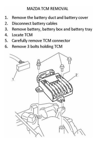 Plug-n-play Mazda Premacy Transmission Module Reprogramm Tth Foto 7