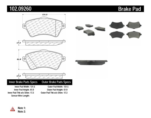 Pastillas Freno Land Rover Freelander Lr2 1998-2006 Delanter Foto 2