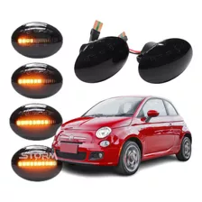 Par De Pisca Seta Sequencial Fiat 500 Led Para-lama Lateral