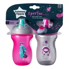 Vaso Sportee Pack X 2 Tommee Tippee Color Fucsia