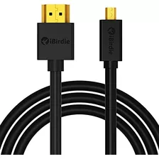 Cable Micro Hdmi A Hdmi Ibirdie De 6 Pies - Velocidad 18 Gbp