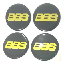 Emblema De Roda Bbs Resinado 55mm 4 Unidades Adesivo Kit