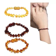 Pulseira / Tornozeleira De Âmbar Adulto - Fecho De Rosca