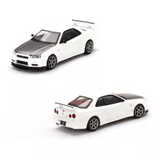 Miniatura Mini Gt 1:64 Nissan Skyline Gt-r (r34) V- Spec Ii