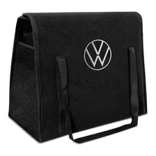 Bolsa Organizadora Universal Logo Volkswagen Carpete Preto