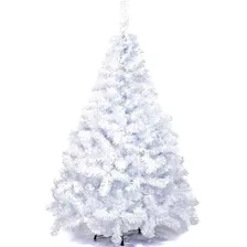 Árbol De Navidad Premium Blanco C Plata 1,80 Mts. - Sheshu