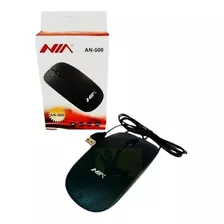 Mouse Alámbrico Nía An 500 Usb Económico De Cable