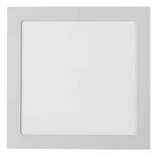 Kit 10 Painel Plafon 36w Embutir 42x42 Branco Frio Slim 