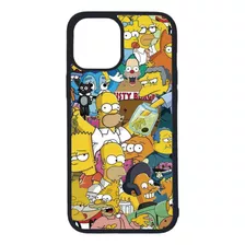 Funda Protector Case Para iPhone 12 Pro Max Los Simpsons
