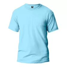 Camiseta Lisa Básica Malha Algodão Masculina E Feminina