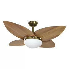 Ventilador De Teto Lótus Verde Fumê/freijó 4 Pás 110v 1025 Material Das Pás Mdf Quantidade De Pás 4 Cor Das Pás Freijó Cor Da Estrutura Verde- Fume Diâmetro 115 Cm Frequência 60 Voltagem 110