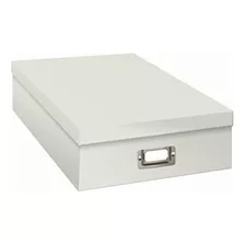 Pioneer Jumbo Ob-12c Scrapbook Storage Box, Crafters White