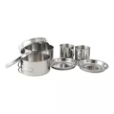 Panelas De Aço Inoxidável Steel Cooking 8pcs Taça De Aço Ino