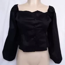 Crop Top Para Dama Manga Larga