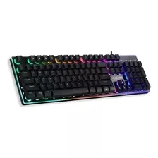 Teclado Gamer Rapoo Ra029 Vpro Retroiluminado V52 C/fio Cor De Teclado Preto