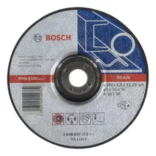 Disco De Desbaste Bosch Expert For Metal 180x6mm Deprimido