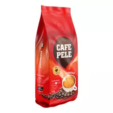 Café Torrado Em Grãos Espresso Café Pelé Pacote 1kg