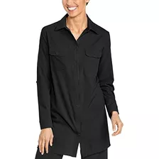 Coolibar Upf 50+ Camiseta Tipo Túnica Santorini Para Mujer -