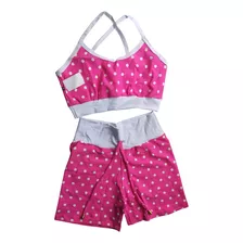 Conjunto Academia Short E Top Alcinha Feminino Academia