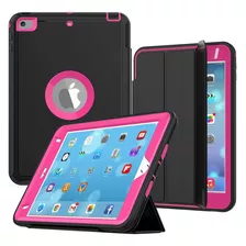 Funda Para iPad Mini 4 / iPad Mini 5 7.9 - Negro Y Rosa