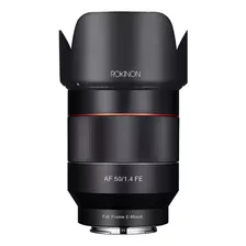 Lente 50mm F1.4 Automatico Para Sony E-mount Rokinon