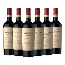 Vino Aristides Estiba De Familia Malbec Bonarda Cabernet X 6