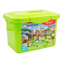 Brinquedo Blocos De Montar Grande Infantil Educativo Animais