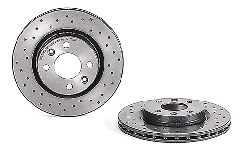 2 Discos Brembo Hiperventilados Hierro Gris Stepway 09 A 14 Foto 5