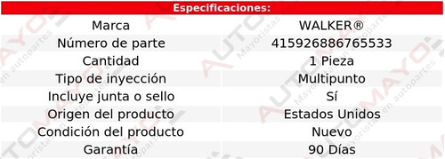 1-inyector De Combustible Volkswagen Gti 2.0l 4 Cil 08-14 Foto 5