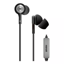 Audífonos In-tips Con Micrófono In Ear Maxell Color Negro