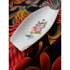 Antiguo Cenicero De Porcelana Verbano Floral 