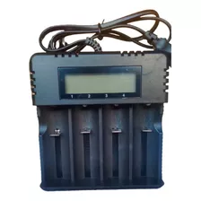 Carregador Bateria Quadruplo Lcd 18650 -16340-14500- 26650 